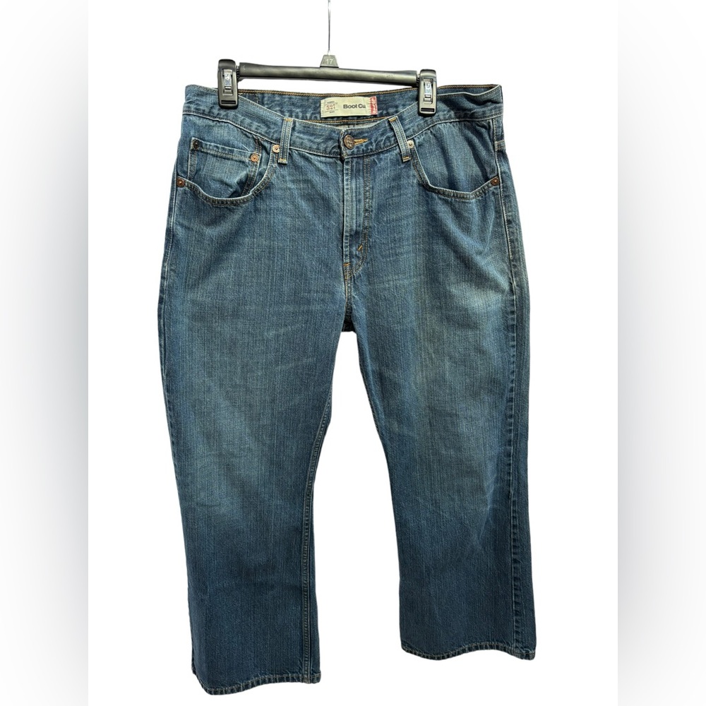 Levi’s Men’s Blue Denim 527 Boot‎ Cut Jeans Size 18 Husky 36 x 29